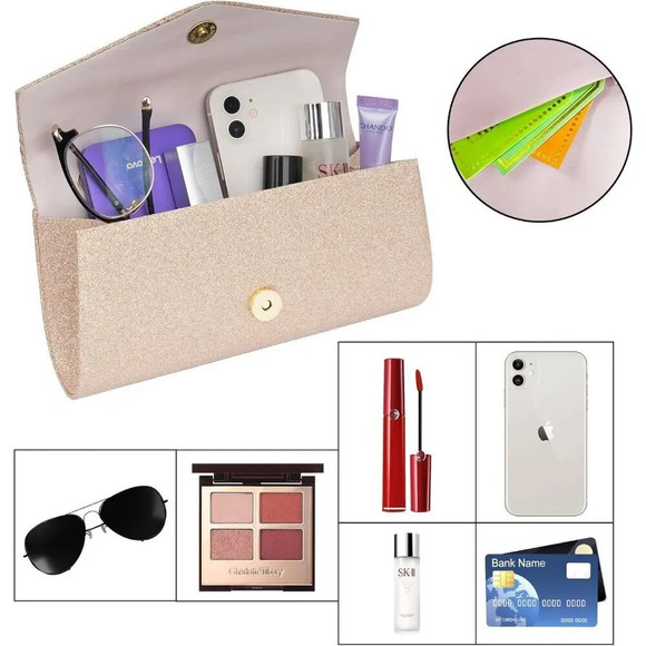❤️ Women's Evening Handbags, Glitter Envelope Clutch Purses, Formal Ladies bag - Picture 5 of 7